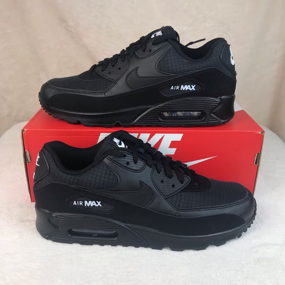 nike air max 90 mens black and white